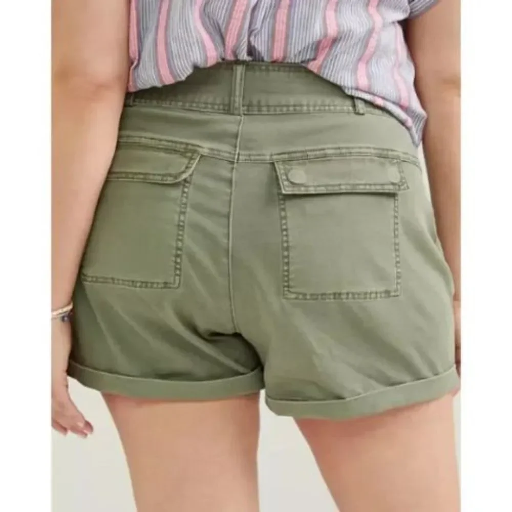 NWT Anthropologie Pilcro Relaxed Pleat Shorts | 32 - Picture 3 of 6